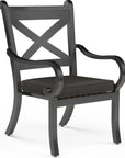 Sunset West Monterey Sunbrella Outdoor Dining Chair 2PC