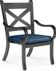 Sunset West Monterey Sunbrella Outdoor Dining Chair 2PC