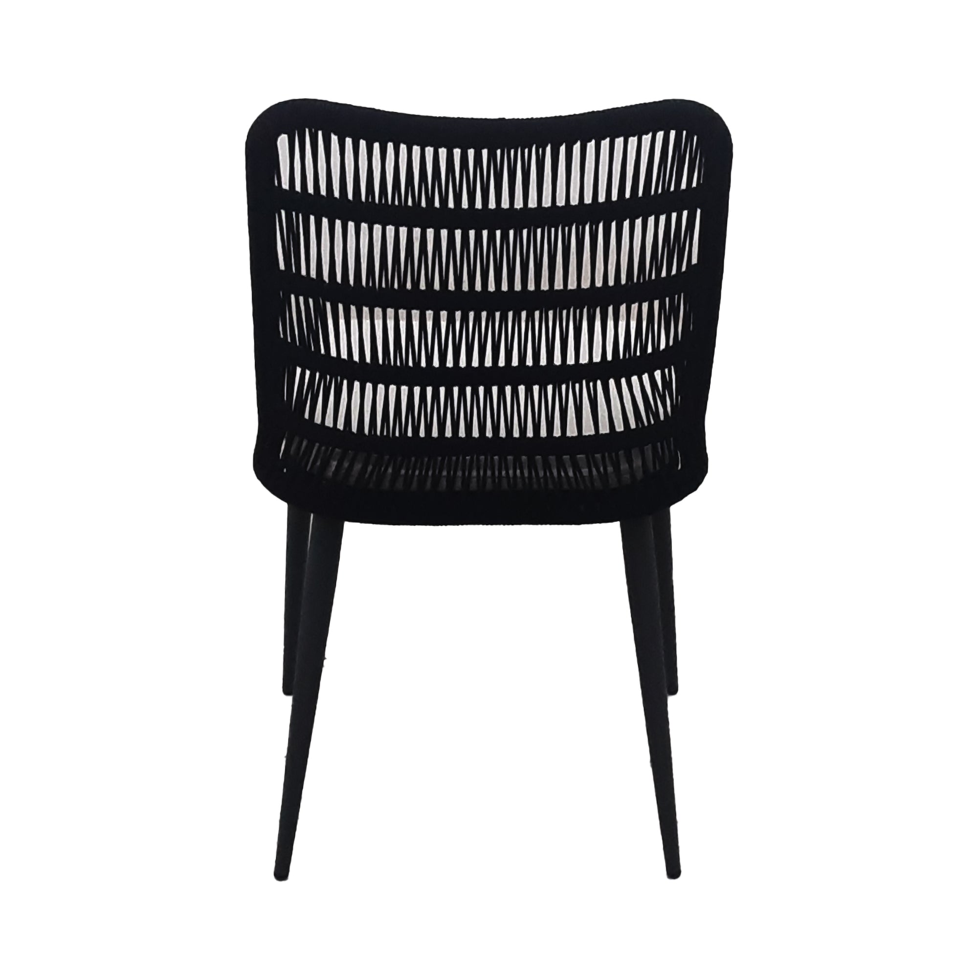 Naples Grey Fabric Outdoor Dining Chair 2PC-Outdoor Dining Chairs-LH Imports-LOOMLAN