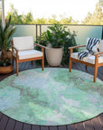 Addison Rugs Naelain Blue Washable Indoor-Outdoor Rug
