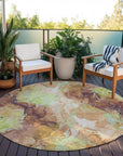 Addison Rugs Naelain Brown Washable Indoor-Outdoor Rug