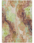 Addison Rugs Naelain Brown Washable Indoor-Outdoor Rug