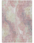 Addison Rugs Naelain Pink Washable Indoor-Outdoor Rug