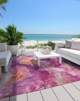 Addison Rugs Naelain Red Washable Indoor-Outdoor Rug