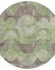 Addison Rugs Naelara Green Washable Indoor-Outdoor Rug