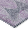 Addison Rugs Naelara Purple Washable Indoor-Outdoor Rug