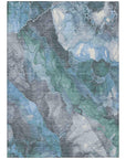Addison Rugs Naelien Blue Washable Indoor-Outdoor Rug