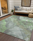 Addison Rugs Naelien Green Washable Indoor-Outdoor Rug