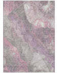 Addison Rugs Naelien Pink Washable Indoor-Outdoor Rug