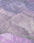 Addison Rugs Naelien Purple Washable Indoor-Outdoor Rug