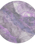 Addison Rugs Naelien Purple Washable Indoor-Outdoor Rug