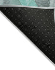 Addison Rugs Naelien Teal Washable Indoor-Outdoor Rug