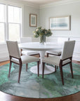 Addison Rugs Naelien Teal Washable Indoor-Outdoor Rug