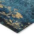 Addison Rugs Naelion Blue Washable Indoor-Outdoor Rug