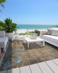 Addison Rugs Naelion Brown Washable Indoor-Outdoor Rug