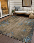 Addison Rugs Naelion Brown Washable Indoor-Outdoor Rug
