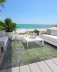 Addison Rugs Naelion Green Washable Indoor-Outdoor Rug