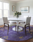 Addison Rugs Naelion Purple Washable Indoor-Outdoor Rug