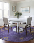Addison Rugs Naelion Purple Washable Indoor-Outdoor Rug