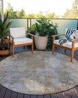 Addison Rugs Naelira Brown Washable Indoor-Outdoor Rug