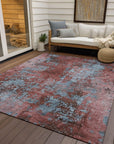 Addison Rugs Naelira Coral Washable Indoor-Outdoor Rug