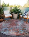 Addison Rugs Naelira Coral Washable Indoor-Outdoor Rug