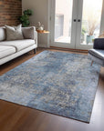 Addison Rugs Naelira Denim Washable Indoor-Outdoor Rug