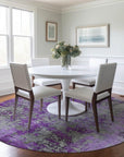 Addison Rugs Naelira Purple Washable Indoor-Outdoor Rug