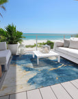 Addison Rugs Naelius Blue Washable Indoor-Outdoor Rug