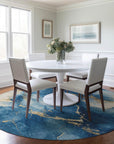 Addison Rugs Naelius Blue Washable Indoor-Outdoor Rug