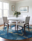 Addison Rugs Naelius Blue Washable Indoor-Outdoor Rug