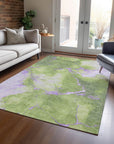 Addison Rugs Naelius Green Washable Indoor-Outdoor Rug
