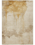 Addison Rugs Naelon Gold Washable Indoor-Outdoor Rug