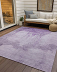 Addison Rugs Naelon Purple Washable Indoor-Outdoor Rug