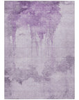 Addison Rugs Naelon Purple Washable Indoor-Outdoor Rug