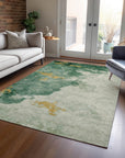 Addison Rugs Naelora Green Washable Indoor-Outdoor Rug