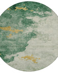 Addison Rugs Naelora Green Washable Indoor-Outdoor Rug