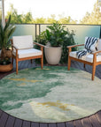 Addison Rugs Naelora Green Washable Indoor-Outdoor Rug
