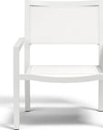 Sunset West Naples Stackable Sling Outdoor Club Chair