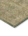 LOOMLAN Rugs Naraxa Green Washable Indoor-Outdoor Rug