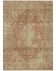 LOOMLAN Rugs Naraxa Orange Washable Indoor-Outdoor Rug