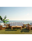 Sunset West Natural Teak Outdoor Coffee Table