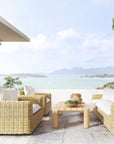 Sunset West Natural Teak Outdoor Coffee Table