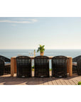 Sunset West Natural Teak Outdoor Dining Table