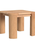 Sunset West Natural Teak Rectangular Outdoor End Table