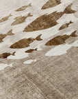 Addison Rugs Nautical Brown Washable Indoor-Outdoor Rug