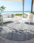 Addison Rugs Nautical Grey Washable Indoor-Outdoor Rug