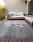 Addison Rugs Nautical Grey Washable Indoor-Outdoor Rug