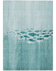 Addison Rugs Nautical Teal Washable Indoor-Outdoor Rug