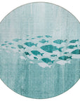 Addison Rugs Nautical Teal Washable Indoor-Outdoor Rug